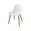 GRÖNSTA - chair, in/outdoor white/light brown/wood | IKEA Taiwan Online - E1032173_S2 