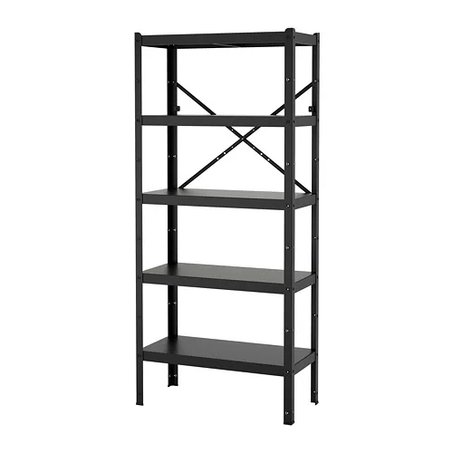BROR - shelving unit, black, 85x40x190 cm | IKEA Taiwan Online - PE718504_S4