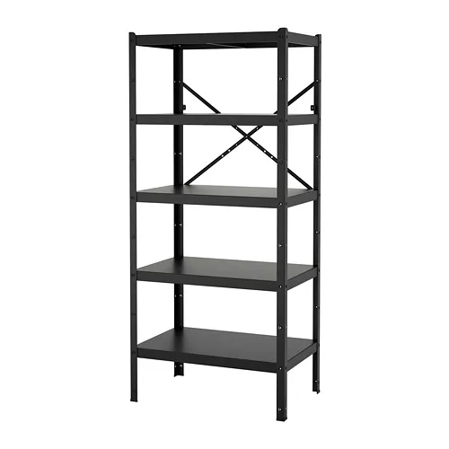 BROR - shelving unit, black, 85x55x190 cm | IKEA Taiwan Online - PE718506_S4