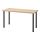 LAGKAPTEN/ADILS - desk, white stained oak effect/black | IKEA Taiwan Online - PE812992_S1