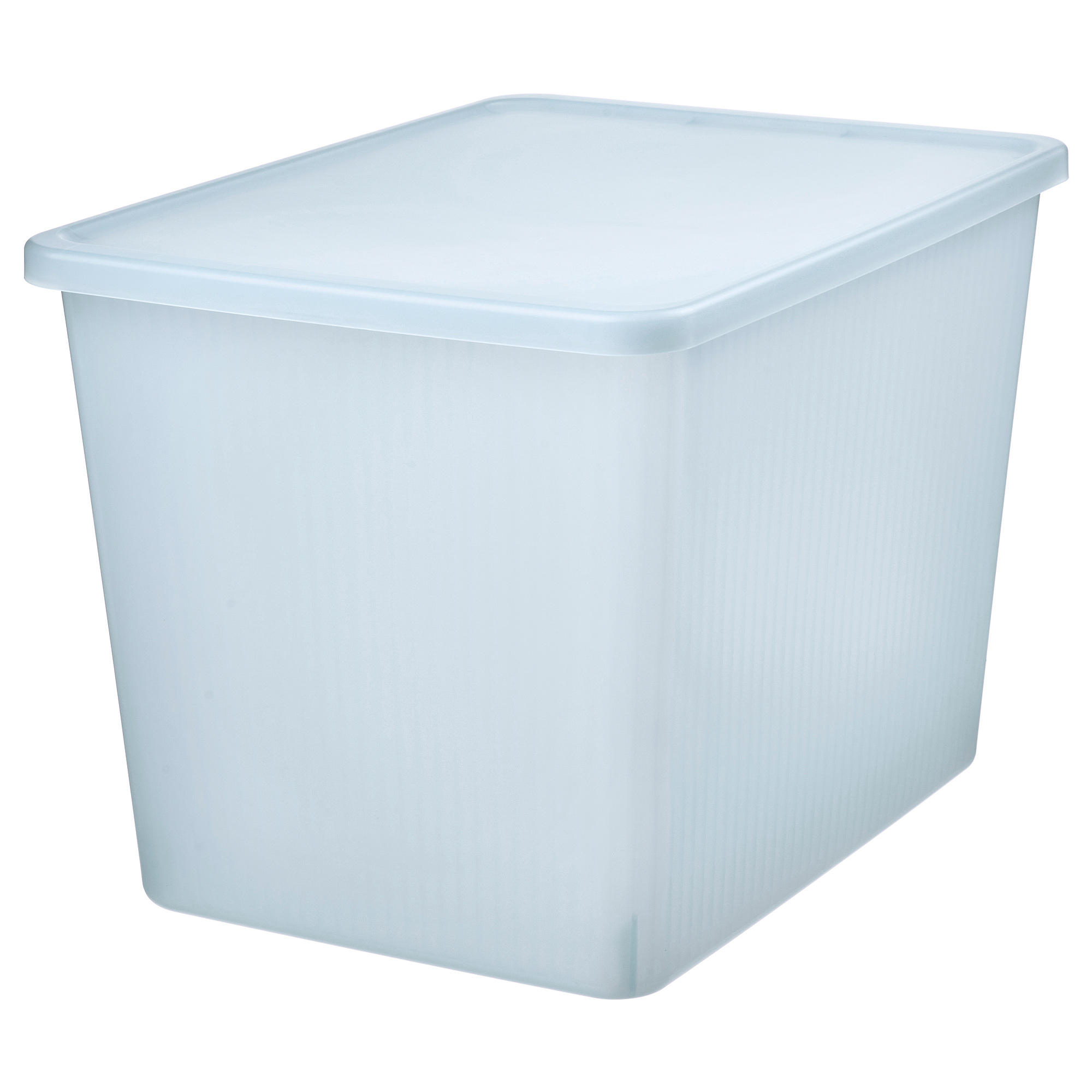 RYKTA storage box with lid