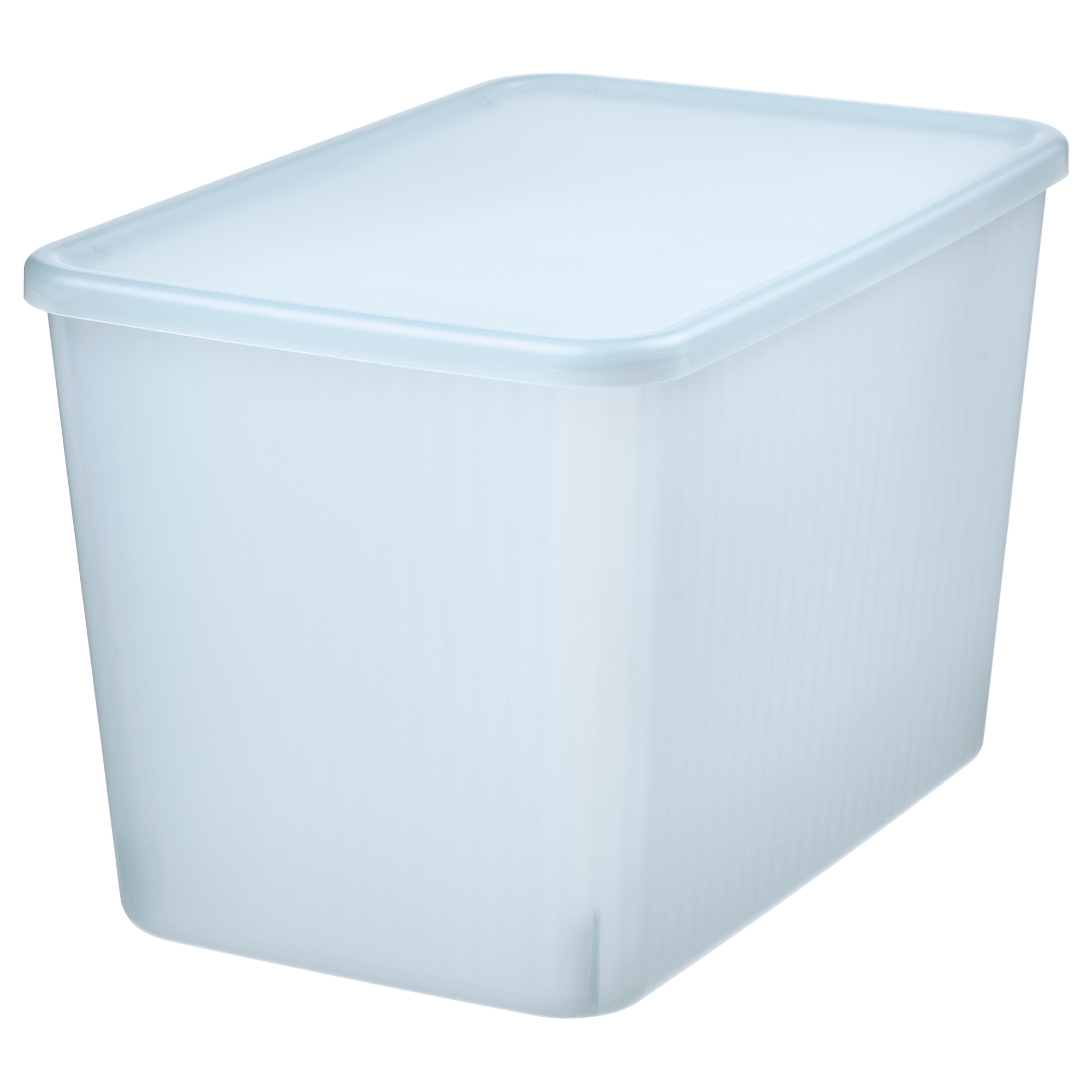 RYKTA storage box with lid