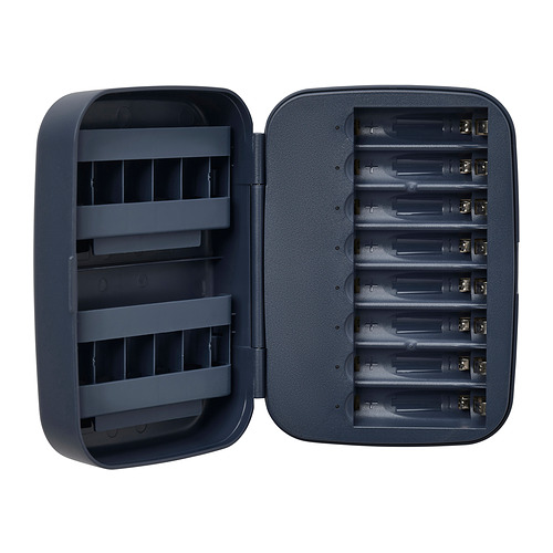 LITOSFÄR - battery charger with storage, dark blue | IKEA Taiwan Online - PE930800_S4