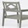 BONDHOLMEN - armchair, outdoor, grey stained/Kuddarna beige | IKEA Taiwan Online - PE757716_S1