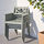 BONDHOLMEN - table+4 chairs w armrests, outdoor, grey stained/Kuddarna grey | IKEA Taiwan Online - PE757726_S1