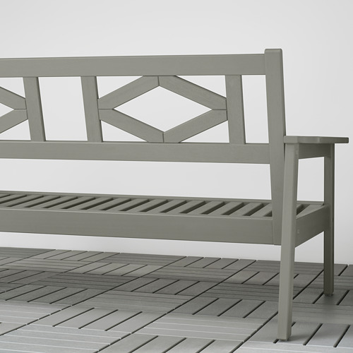 BONDHOLMEN - 2-seat sofa, outdoor, grey stained/Kuddarna grey | IKEA Taiwan Online - PE757732_S4