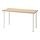 LAGKAPTEN/OLOV - desk, white stained oak effect/white | IKEA Taiwan Online - PE812999_S1