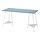 TILLSLAG/LAGKAPTEN - desk, light blue/white | IKEA Taiwan Online - PE813032_S1