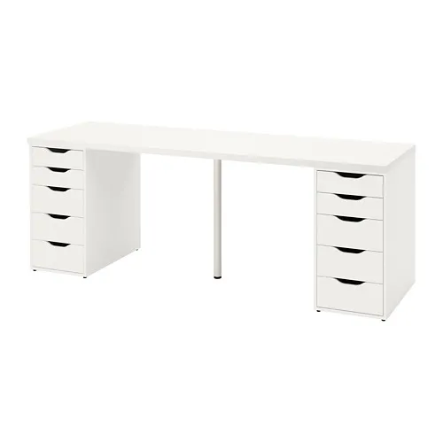 LAGKAPTEN/ALEX - 書桌/工作桌, 白色, 200x60 公分 | IKEA 線上購物 - PE813052_S4