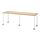 LAGKAPTEN/KRILLE - desk, white stained oak effect/white | IKEA Taiwan Online - PE813067_S1