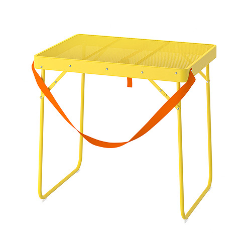 STRANDÖN - folding table, bright yellow, 70x55 cm | IKEA Taiwan Online - PE998755_S4