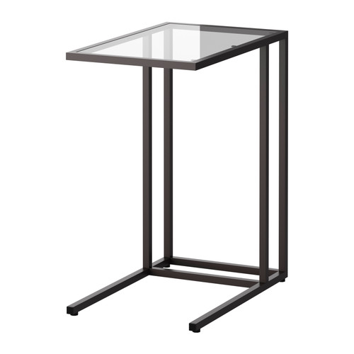 VITTSJÖ - 筆記型電腦桌, 黑棕色/玻璃 | IKEA 線上購物 - PE329143_S4