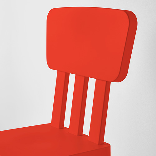 MAMMUT - 兒童椅, 室內/戶外用/紅色 | IKEA 線上購物 - PE660087_S4