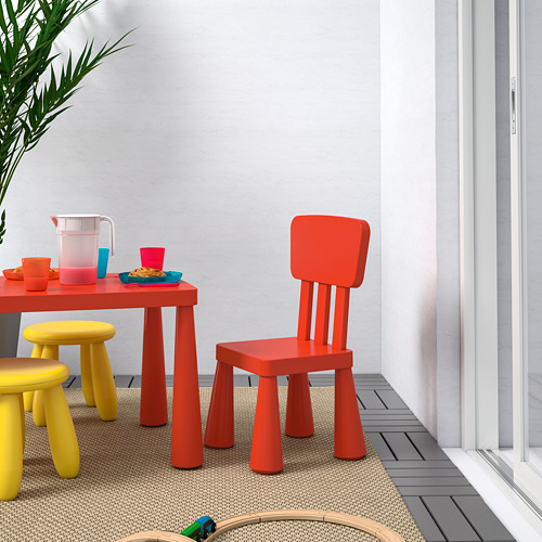 MAMMUT - children's chair, in/outdoor/red | IKEA Taiwan Online - PE687087_S4
