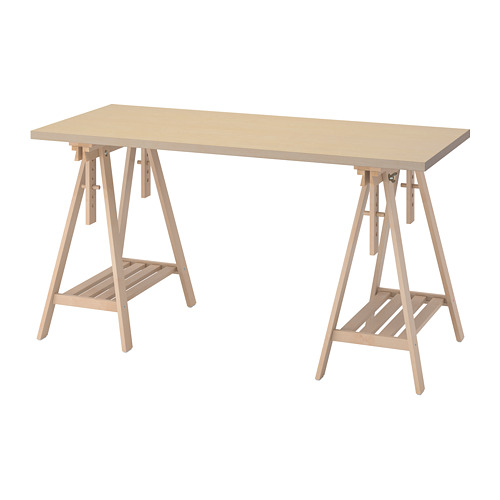 MITTBACK/MÅLSKYTT - desk, birch | IKEA Taiwan Online - PE813109_S4