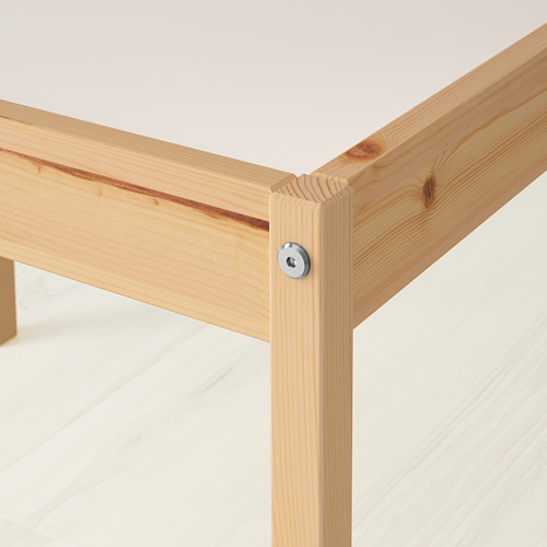 LÄTT - 兒童一桌二椅組, 白色/松木 | IKEA 線上購物 - PE613533_S4