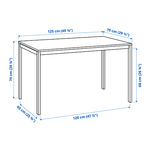 MELLTORP - 桌子, 白色 | IKEA 線上購物 - PE813152_S4