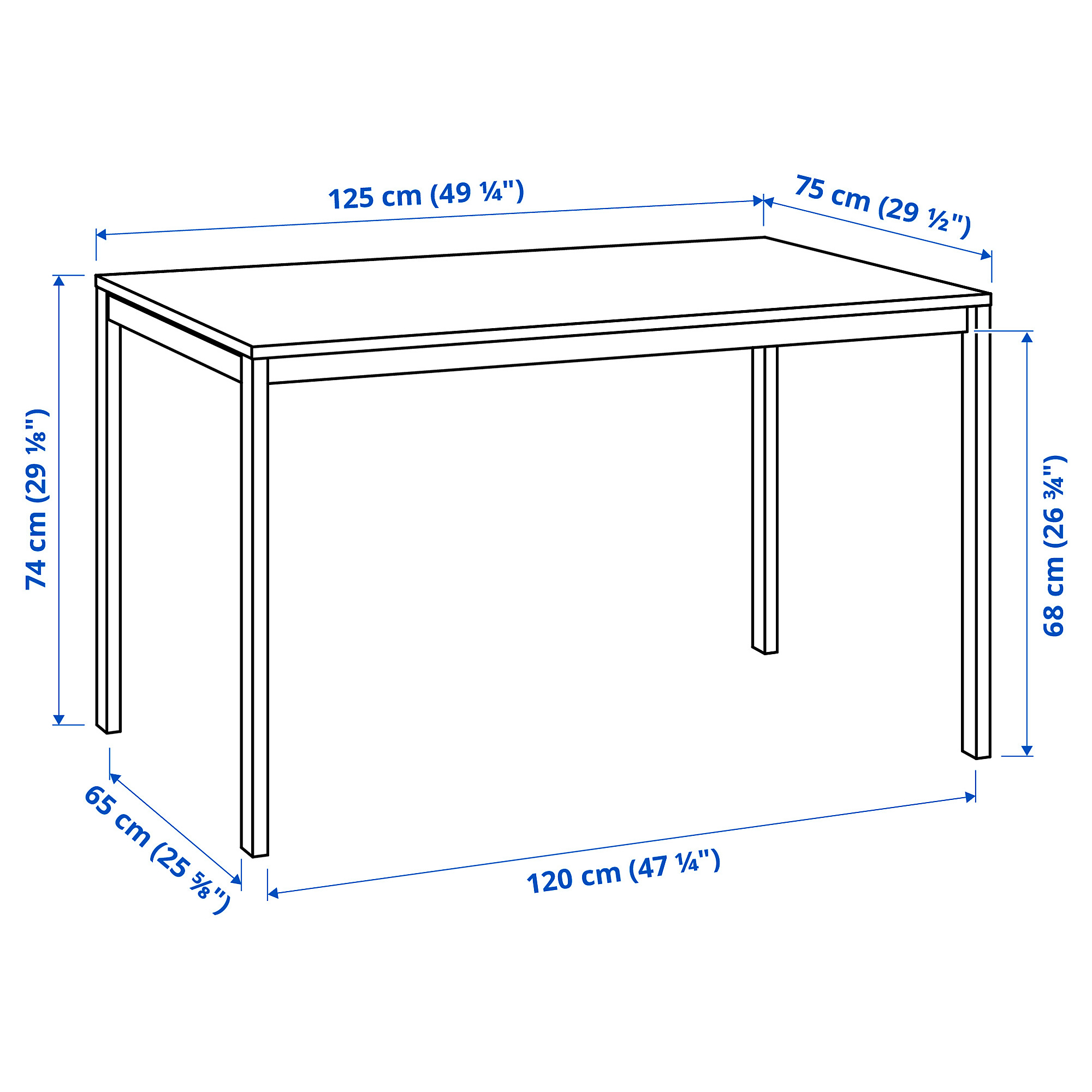 MELLTORP/KÄTTIL table and 4 chairs