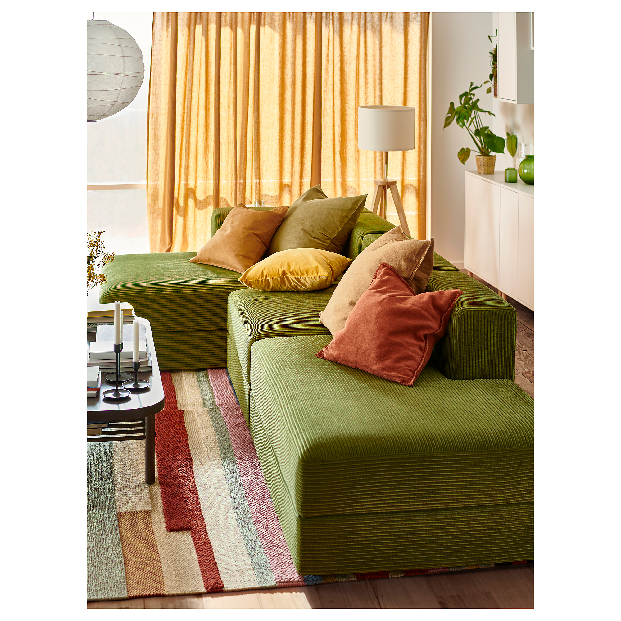 JÄTTEBO 3,5-seat mod sofa w chaise longues