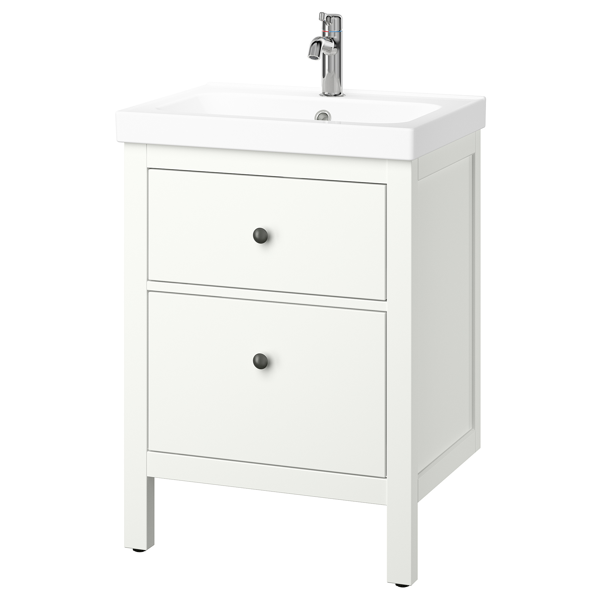 HEMNES/ORRSJÖN 洗臉盆櫃附抽屜/洗臉盆/水龍頭