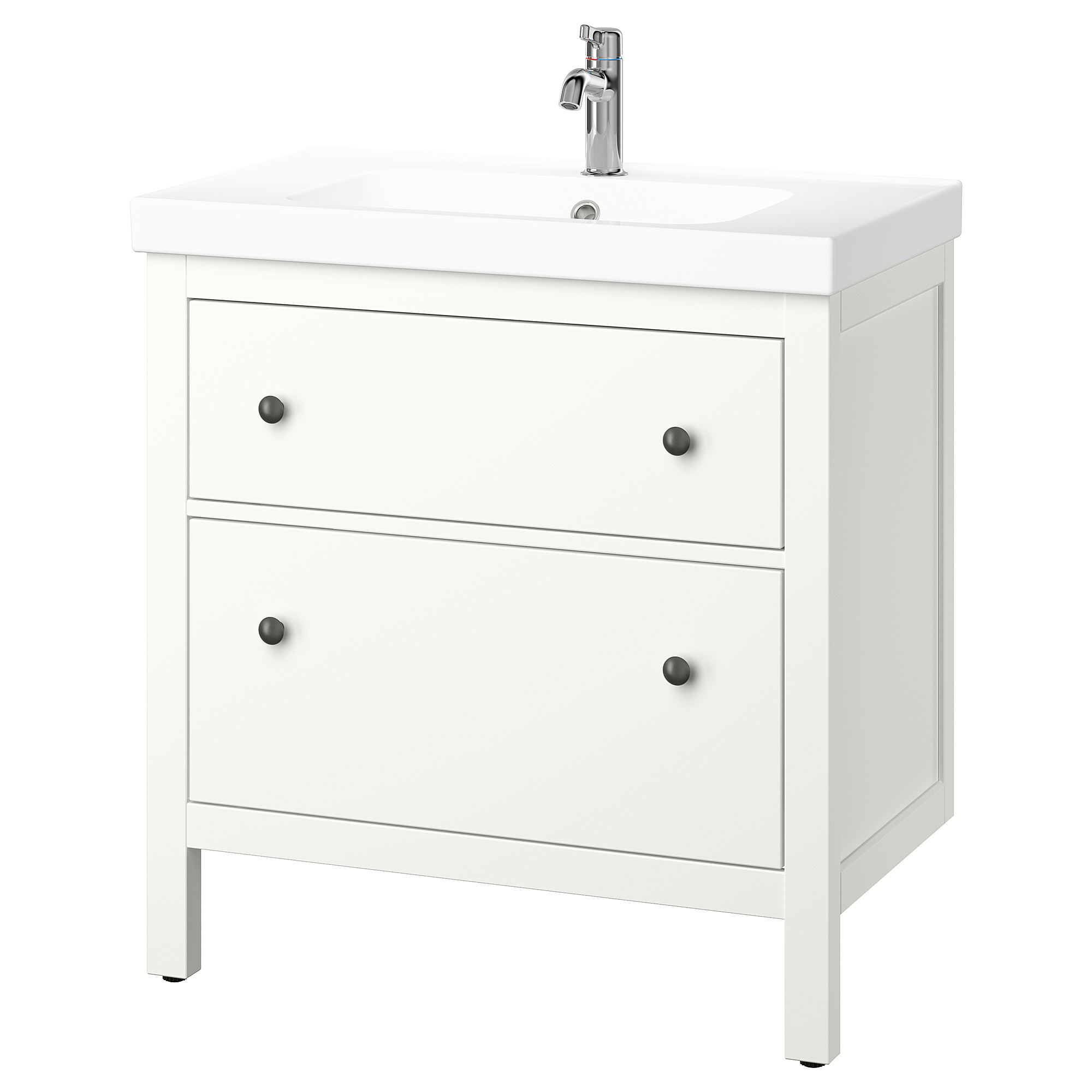 HEMNES/ORRSJÖN 洗臉盆櫃附抽屜/洗臉盆/水龍頭