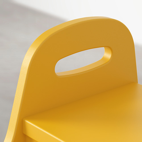 TROGEN - children's step stool, yellow | IKEA Taiwan Online - PE631775_S4