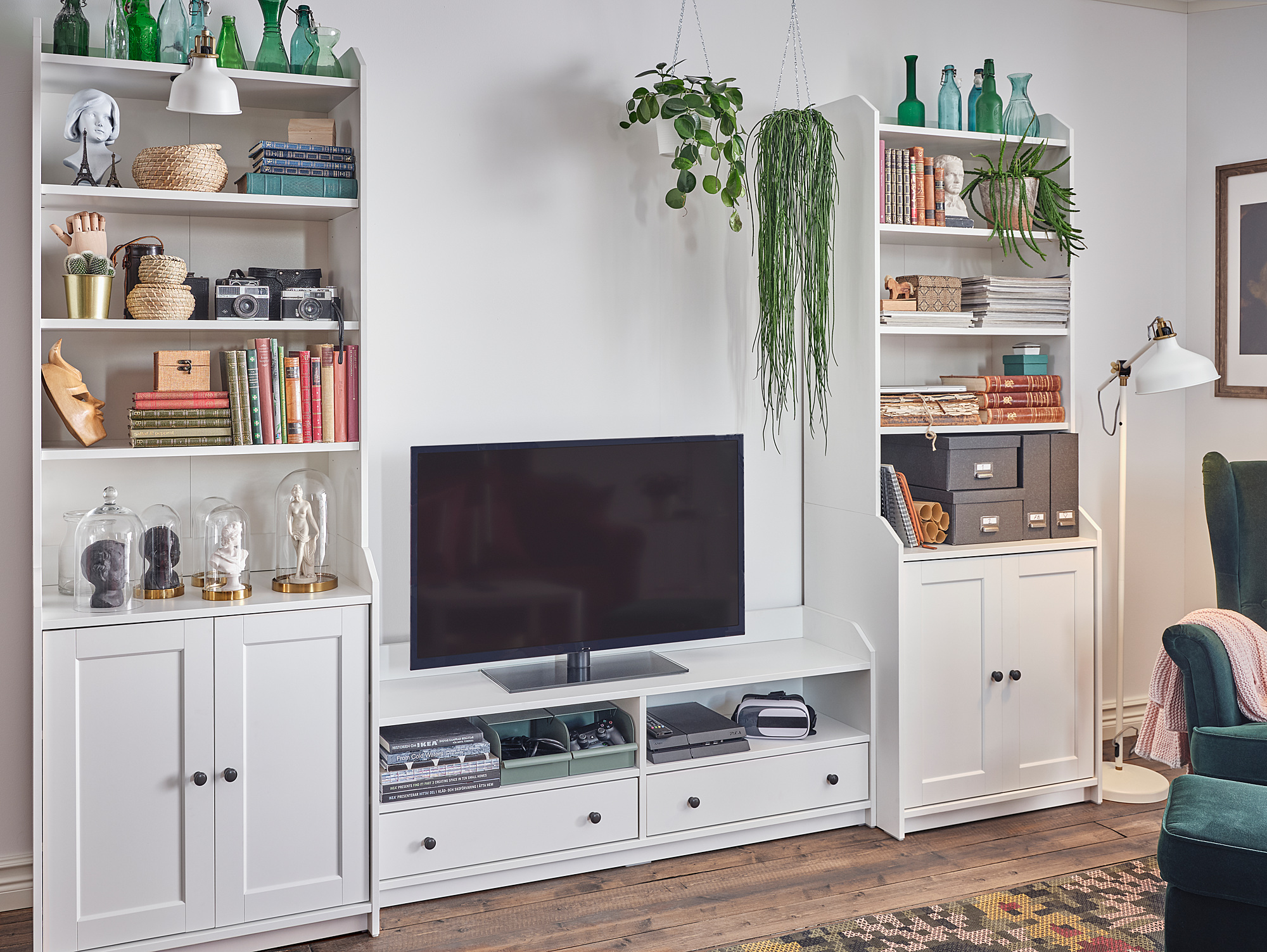 HAUGA TV/storage combination