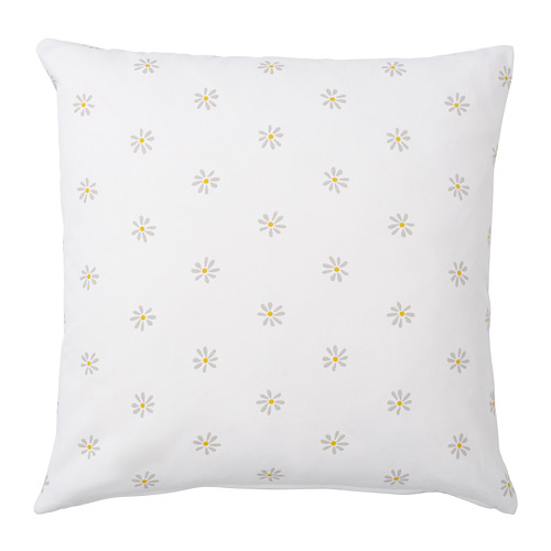 NATTSLÄNDA - cushion cover, floral pattern grey/white | IKEA Taiwan Online - PE813294_S4