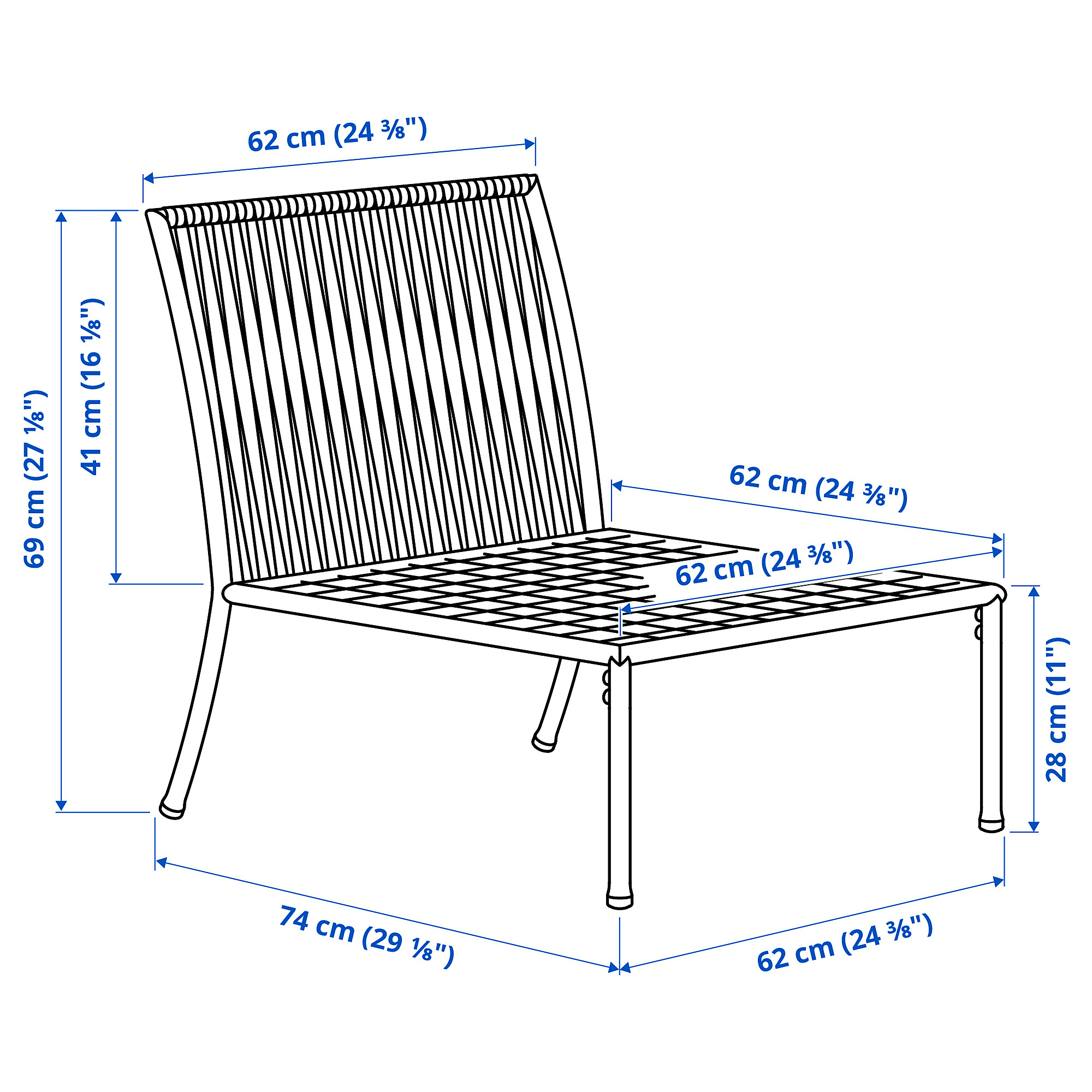 SEGERÖN one-seat section, outdoor