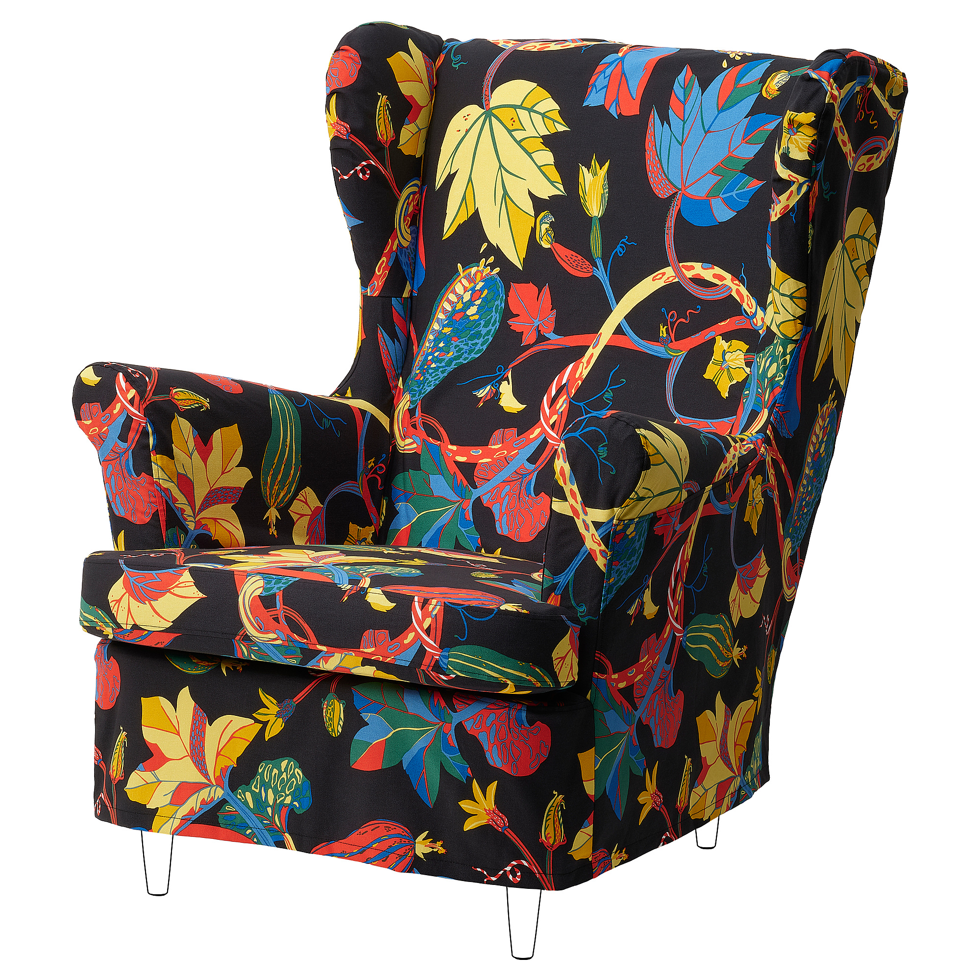 STRANDMON slipcover for wing chair