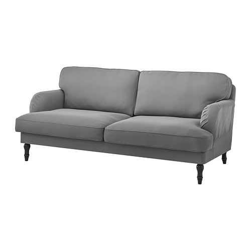 STOCKSUND - 三人座沙發, Ljungen 灰色/黑色/木材 | IKEA 線上購物 - PE758184_S4