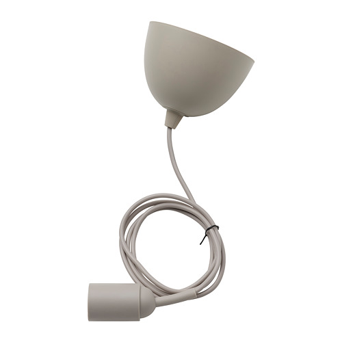 GRÅVACKA - cord set for bulb, beige | IKEA Taiwan Online - PE813316_S4