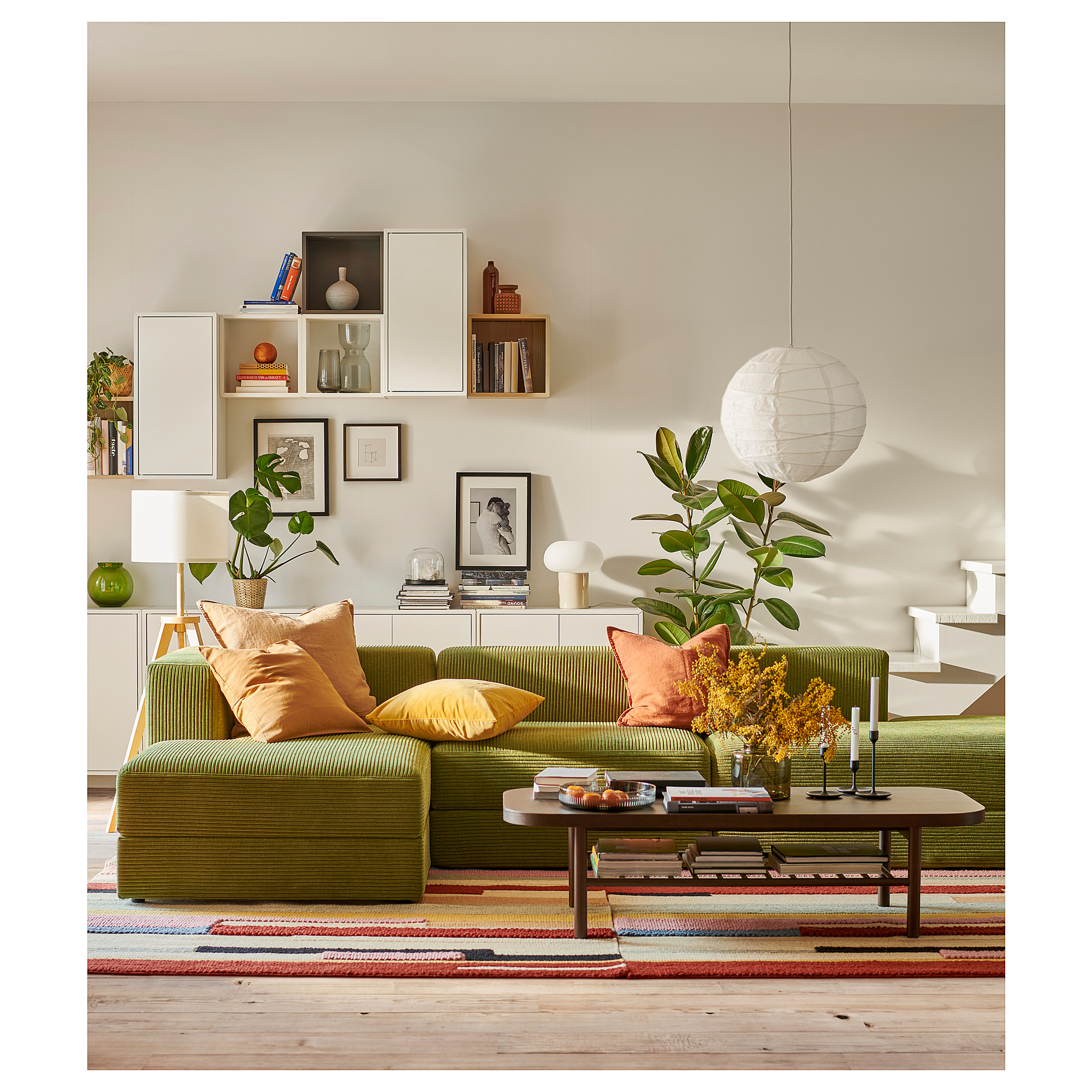 JÄTTEBO 3,5-seat mod sofa w chaise longues