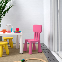 MAMMUT - children's chair, in/outdoor/blue | IKEA Taiwan Online - PE735928_S3