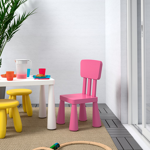 MAMMUT - children's stool, in/outdoor/yellow | IKEA Taiwan Online - PE687088_S4