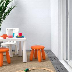 MAMMUT - 兒童椅凳, 室內/戶外用/黃色 | IKEA 線上購物 - PE735970_S3