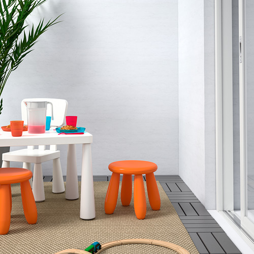 MAMMUT - children's stool, in/outdoor/orange | IKEA Taiwan Online - PE687252_S4
