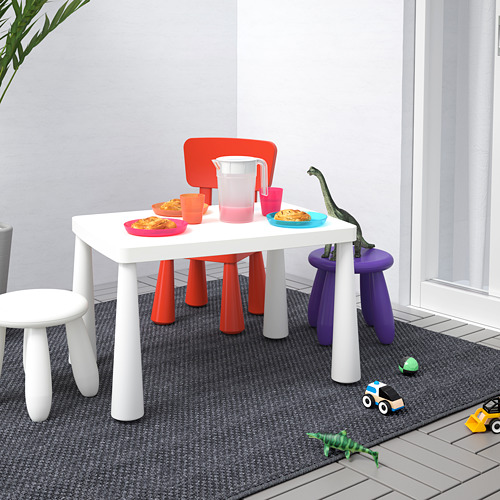 MAMMUT - 兒童椅凳, 室內/戶外用/白色 | IKEA 線上購物 - PE671502_S4