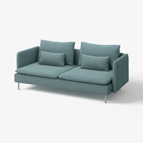 SÖDERHAMN - 3-seat sofa, Fridtuna dark grey-blue | IKEA Taiwan Online - E1032691_S4