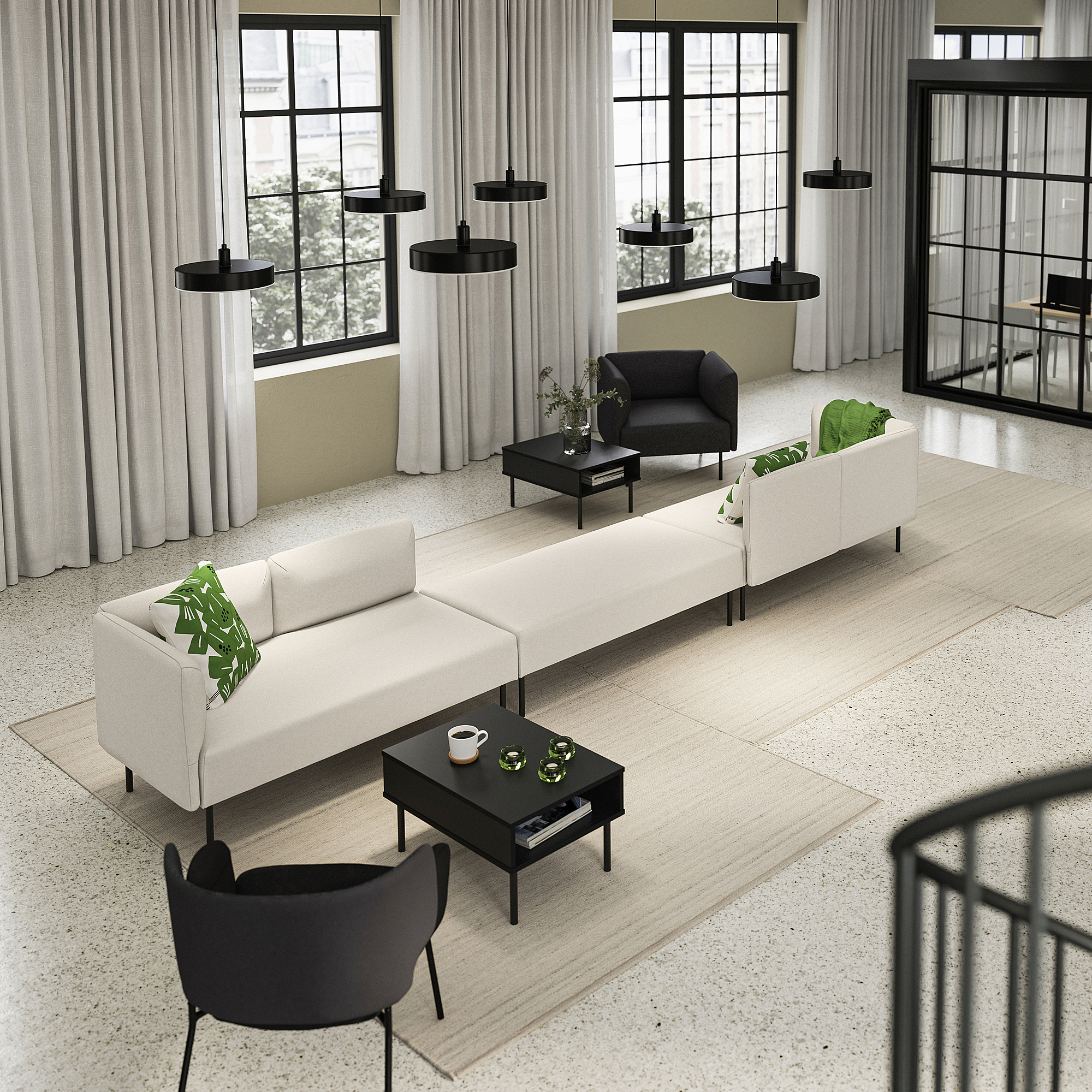 LILLEHEM 6-seat modular sofa