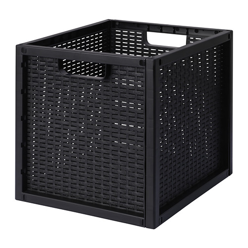 SKYFFEL - basket, plastic black | IKEA Taiwan Online - PE718881_S4