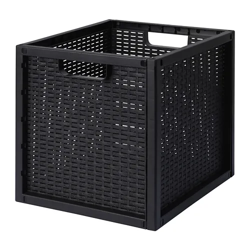SKYFFEL - basket, plastic black, 33x37x33 cm | IKEA Taiwan Online - PE718881_S4