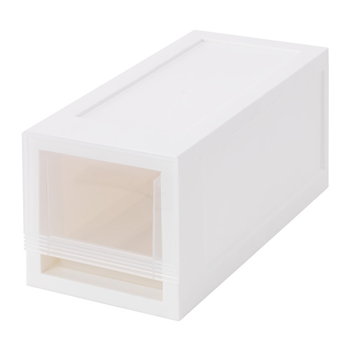 SOPPROT - pull-out storage unit, transparent white, 12x26x12 cm | IKEA Taiwan Online - PE718884_S4