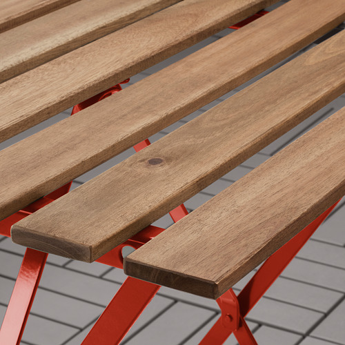 TÄRNÖ - 戶外餐桌椅組, 紅色/淺棕色/Kuddarna 米色 | IKEA 線上購物 - PE758377_S4