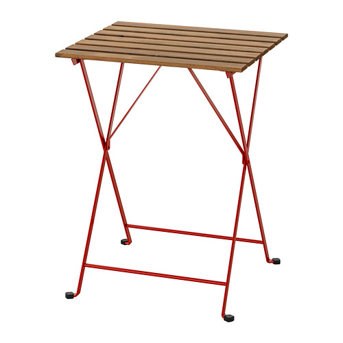 TÄRNÖ - 戶外餐桌, 紅色/淺棕色 | IKEA 線上購物 - PE758378_S4