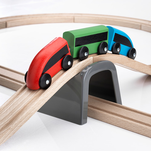 LILLABO - 基本型玩具火車 20件組, 彩色 | IKEA 線上購物 - PE639647_S4