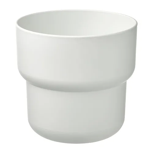FÖRENLIG - 花盆, 室內/戶外用 白色, 19 公分 | IKEA 線上購物 - PE895175_S4