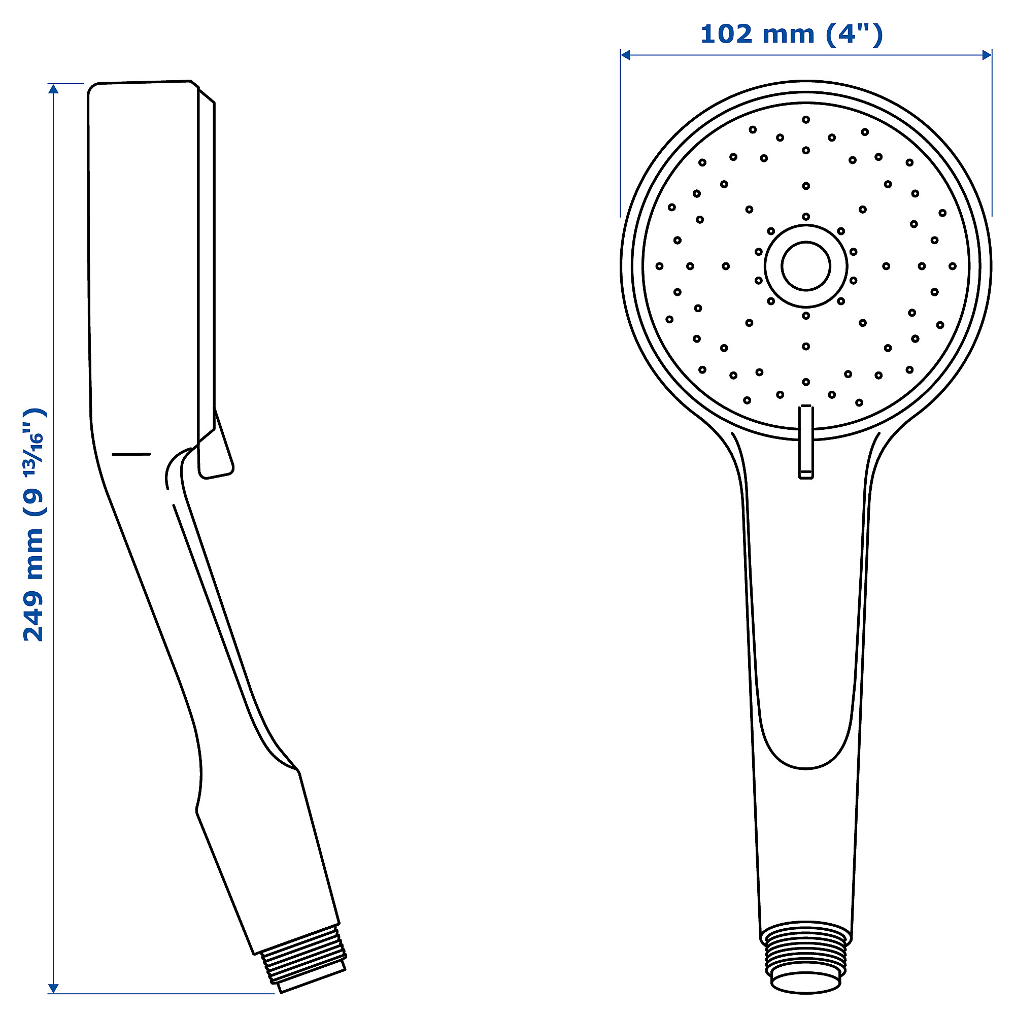 BROGRUND 5-spray handshower