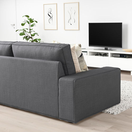 KIVIK - 三人座沙發, Skiftebo 深灰色 | IKEA 線上購物 - PE758396_S4