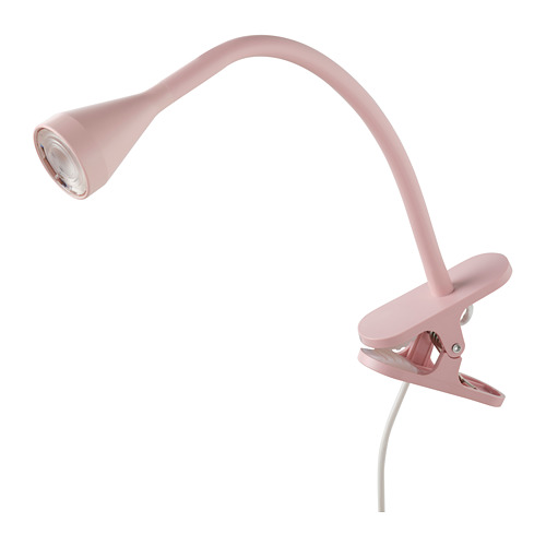 NÄVLINGE - LED夾式聚光燈, 淺粉紅色 | IKEA 線上購物 - PE813371_S4